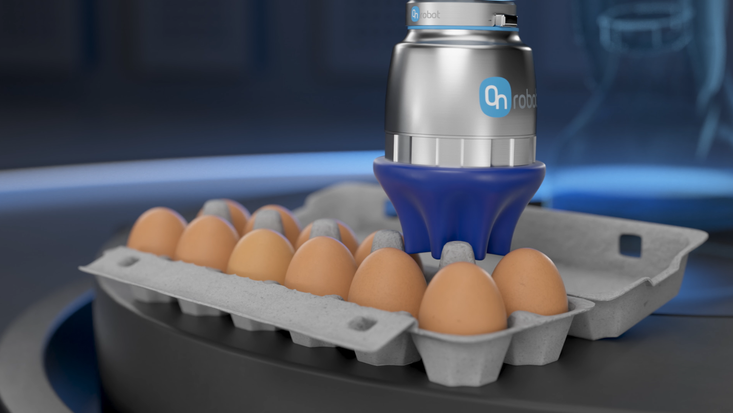 OnRobot柔性夹持器为高难度取放应用带来高度灵活、食品级认证的解决方案